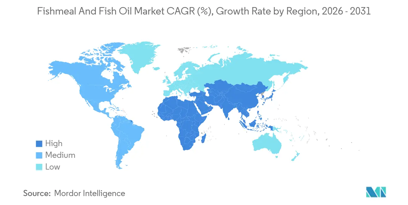 Fishmeal And Fish Oil Market CAGR (%), Growth Rate by Region